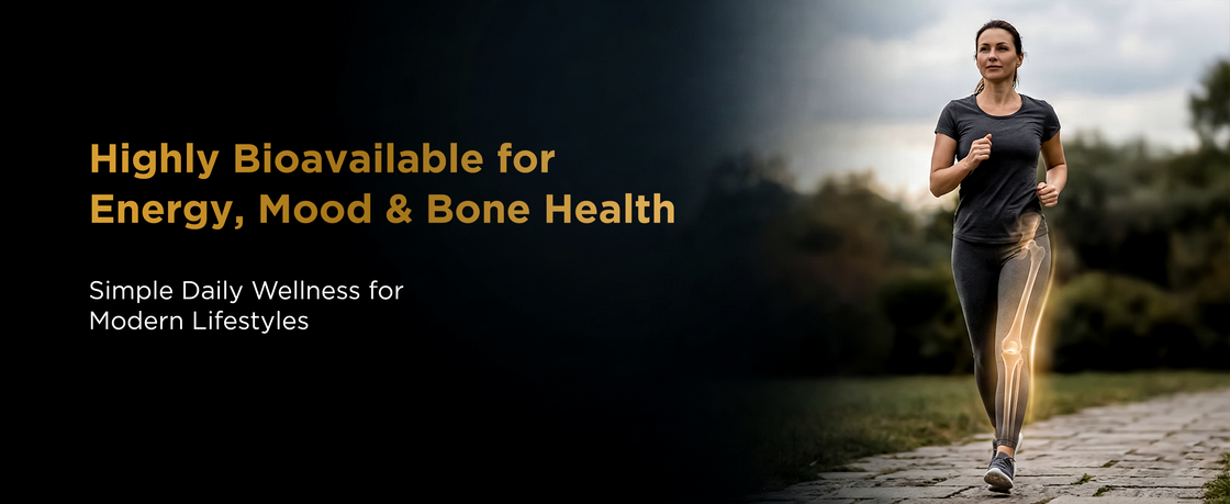 B12 and D3 deficiency is common — daily supplementation supports energy and bone health
