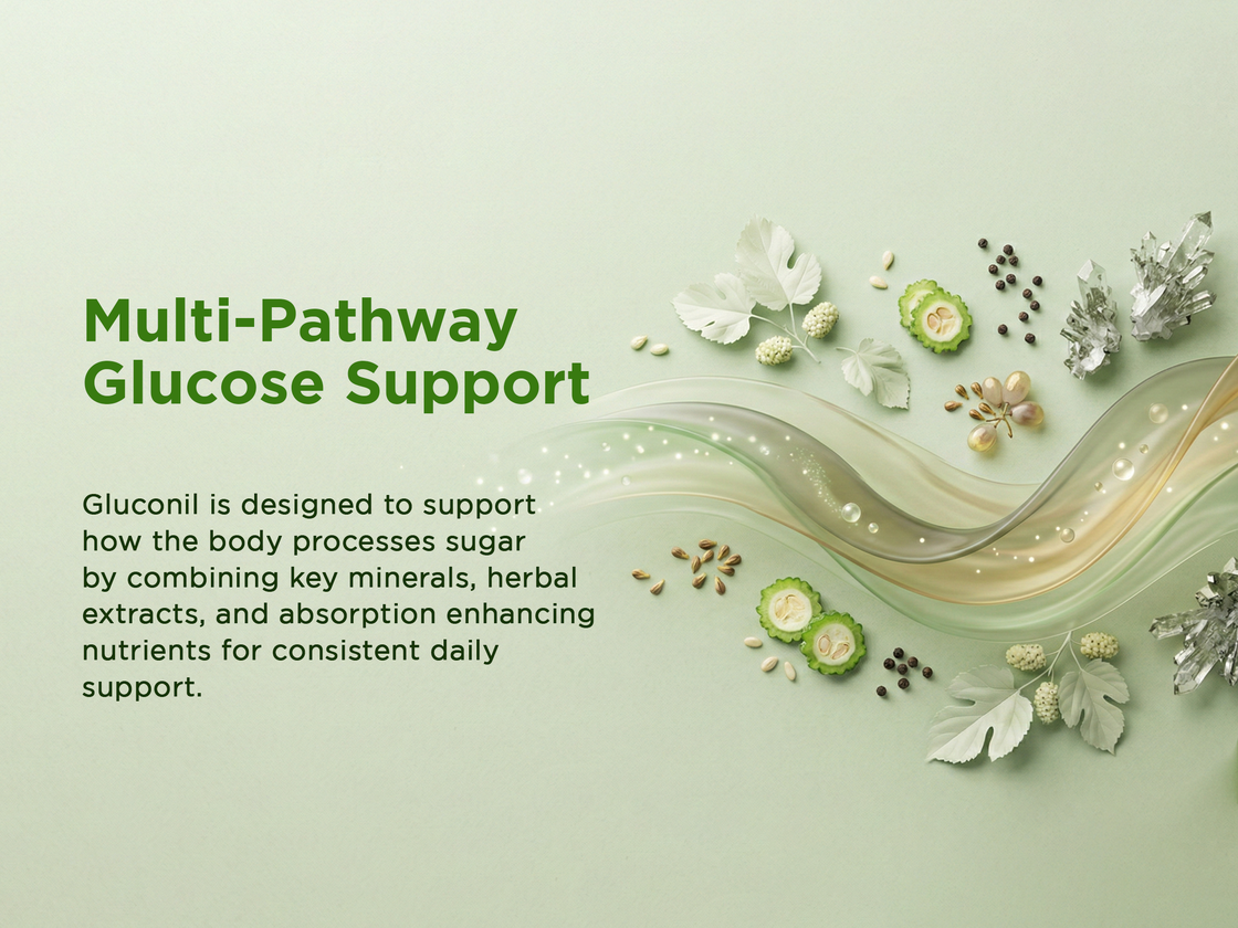 Daily Gluconil capsule for healthy glucose metabolism support