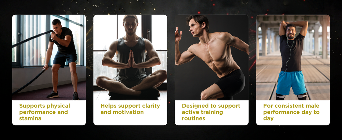 Boron, Panax Ginseng, and Horny Goat Weed in T-Fuel for hormonal balance and energy